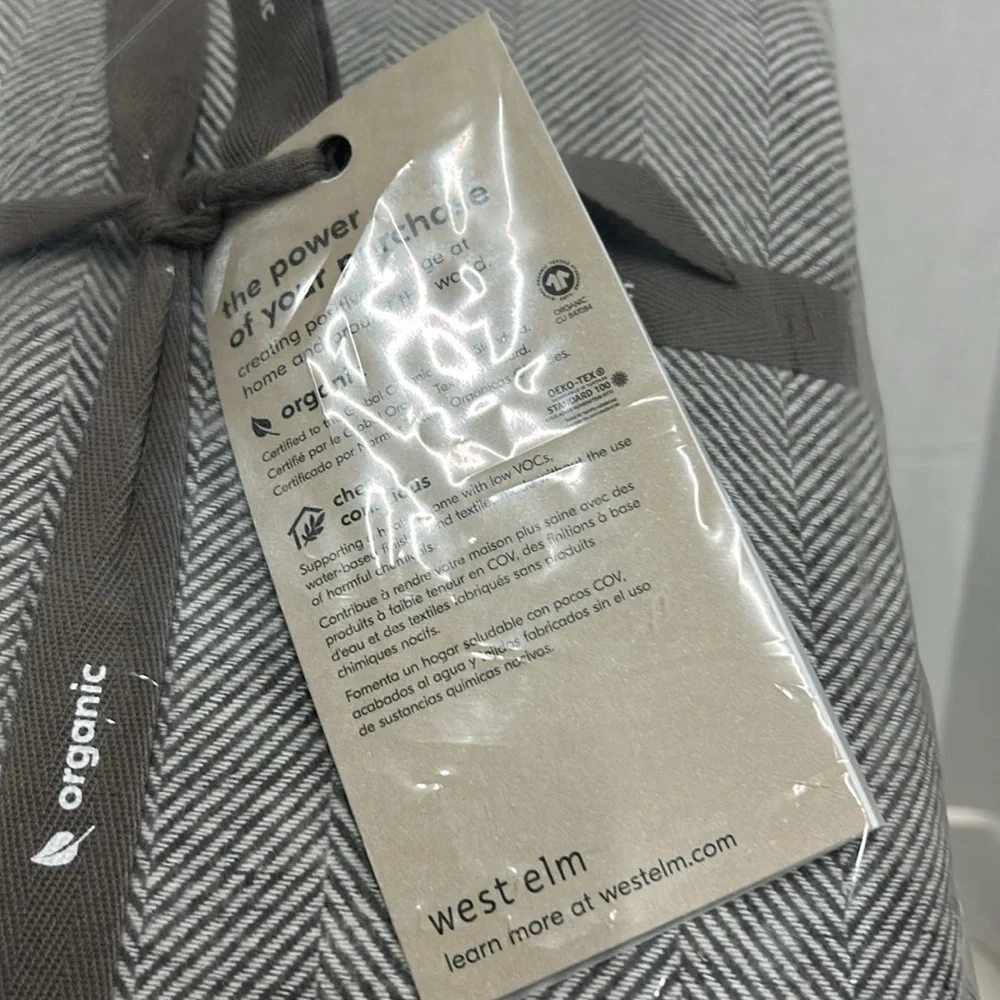 WEST ELM TWIN SIZE DUVET COVER